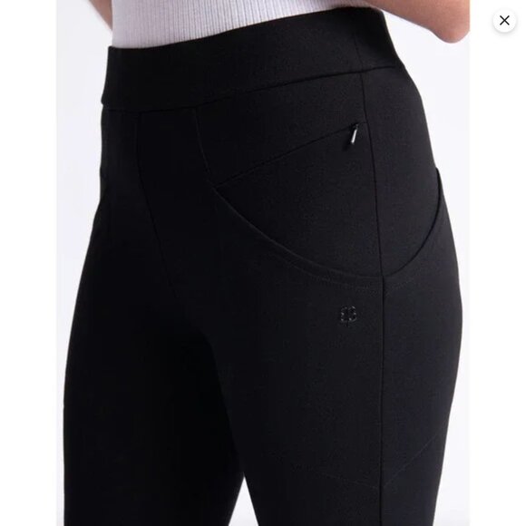 Betabrand  Zippered Journey Pants - Skinny-Leg - Black - Small Long - Picture 2 of 9